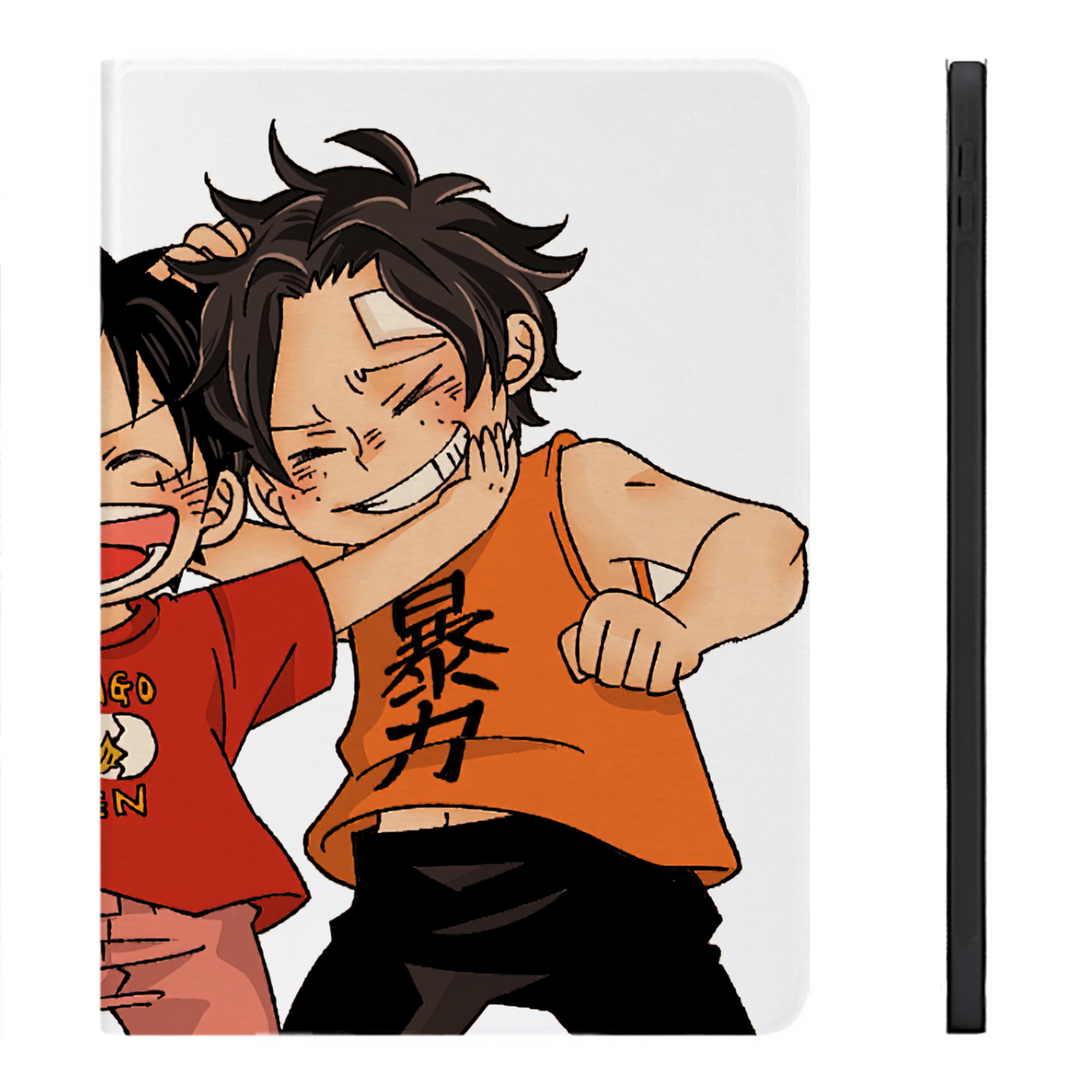 （画像用） ワンピース ONE PIECE IPadケース ペンホルダー付き ブックスタイルデザイン